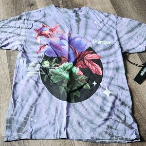 Civilregime Mens Purple Graphic Tee - Short Sleeve